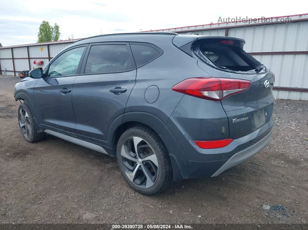 2018 Hyundai Tucson Value Gray vin: KM8J3CA20JU825927