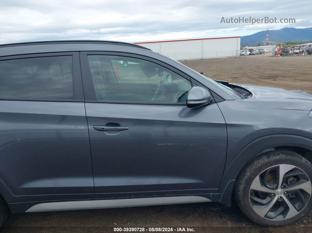 2018 Hyundai Tucson Value Gray vin: KM8J3CA20JU825927