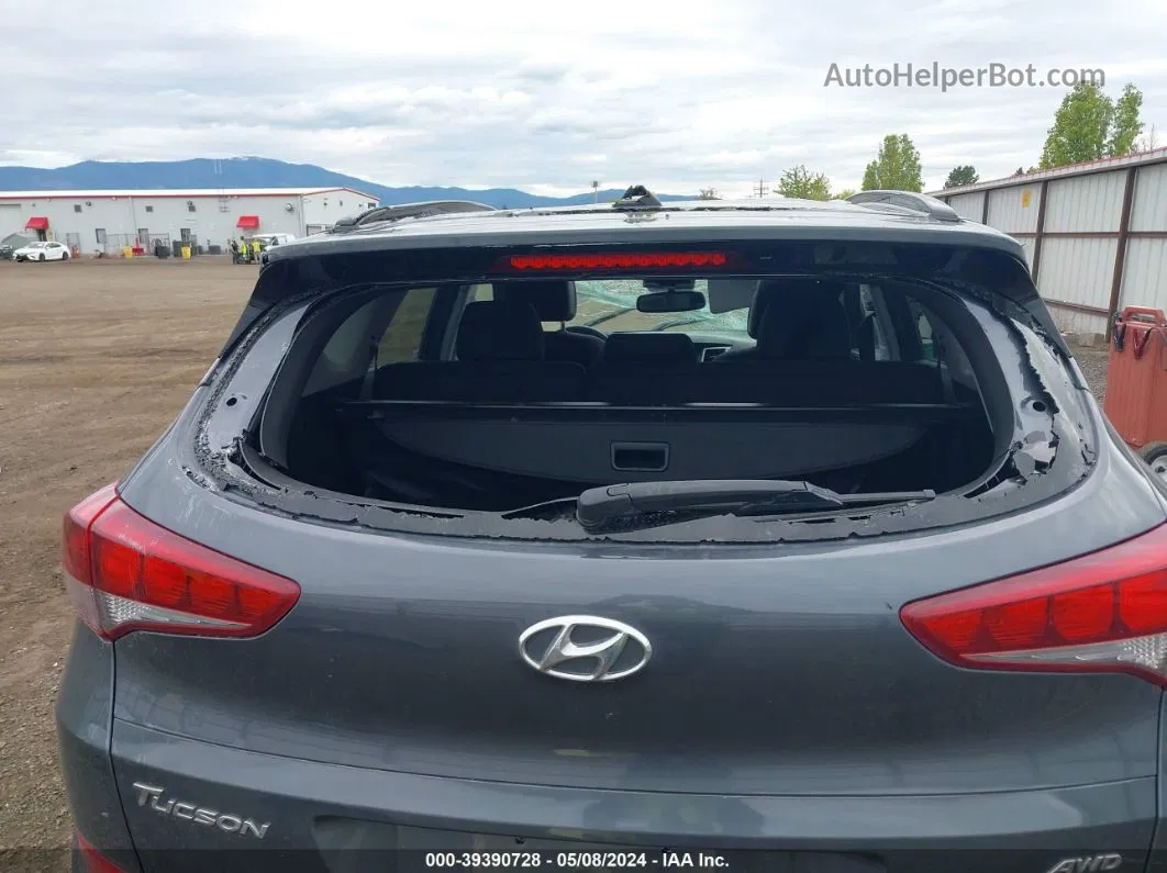 2018 Hyundai Tucson Value Gray vin: KM8J3CA20JU825927