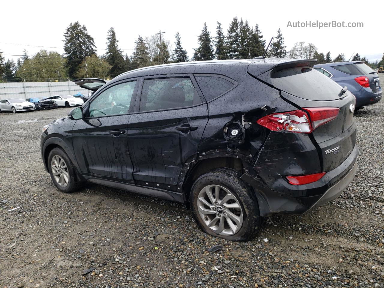 2016 Hyundai Tucson Limited Black vin: KM8J3CA21GU045136