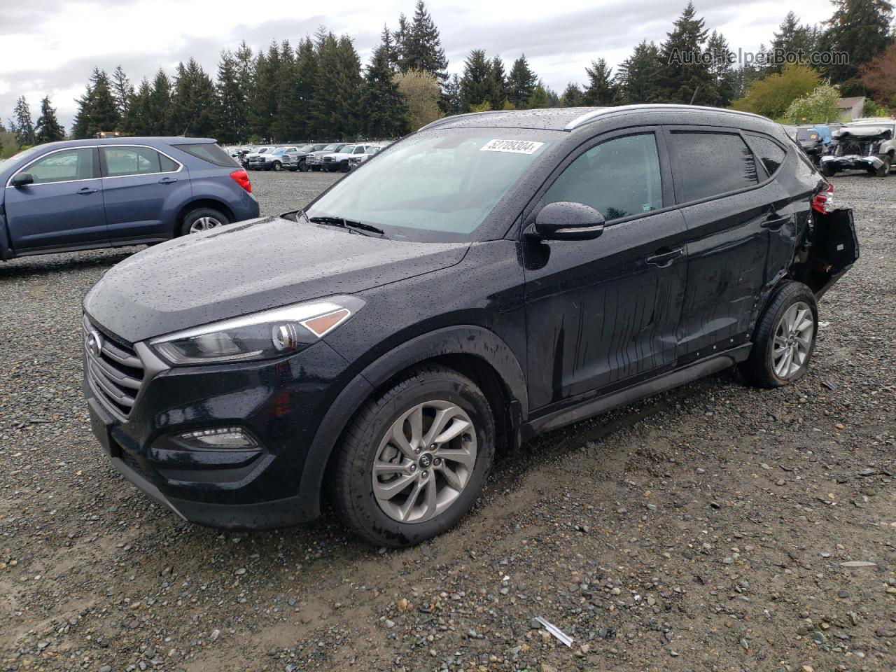 2016 Hyundai Tucson Limited Black vin: KM8J3CA21GU045136