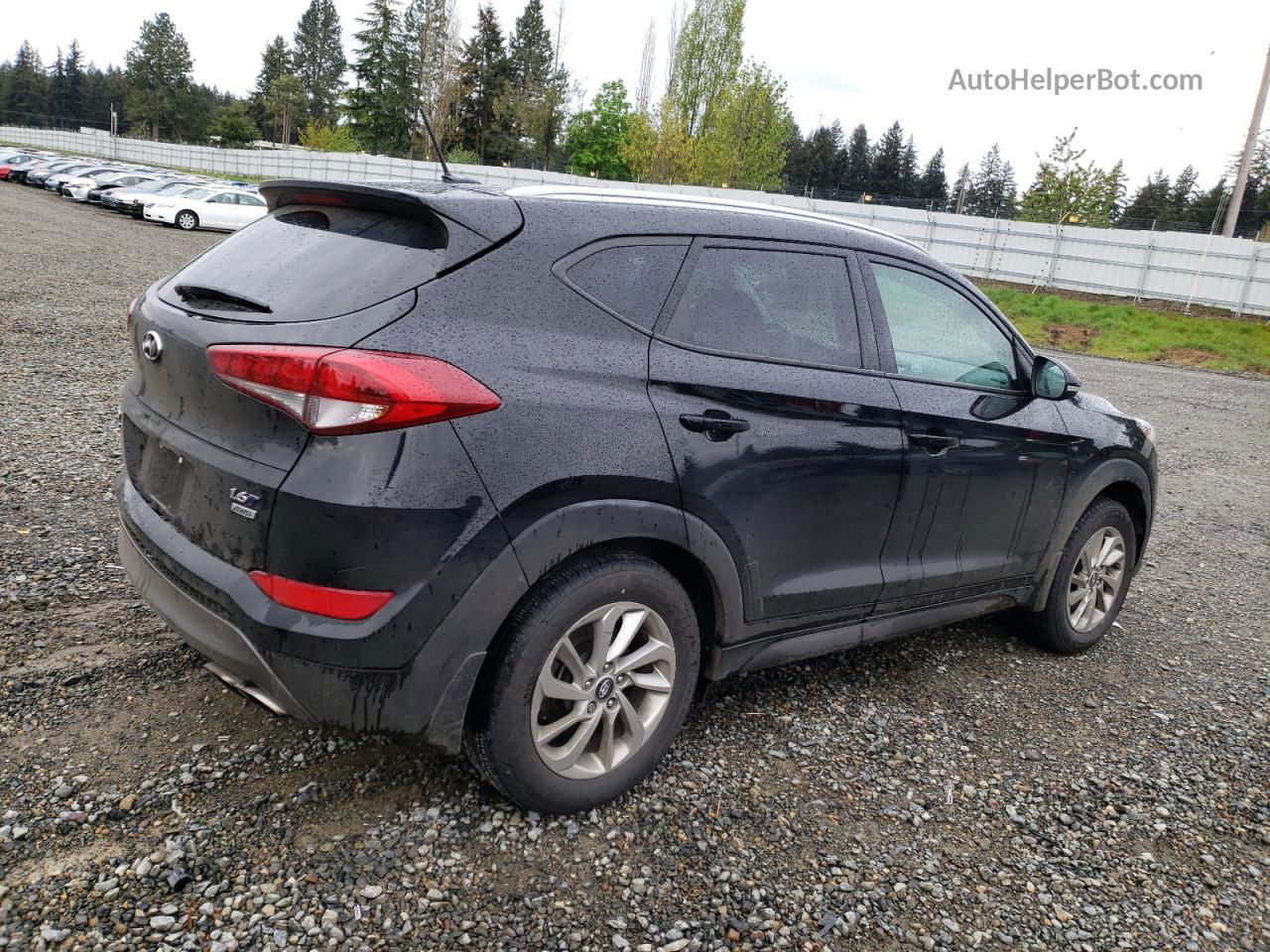 2016 Hyundai Tucson Limited Black vin: KM8J3CA21GU045136