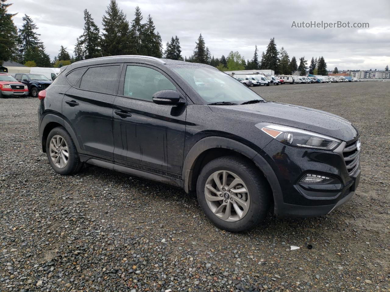 2016 Hyundai Tucson Limited Black vin: KM8J3CA21GU045136