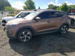 2016 Hyundai Tucson Limited Brown vin: KM8J3CA21GU073163