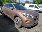 2016 Hyundai Tucson Limited Brown vin: KM8J3CA21GU073163