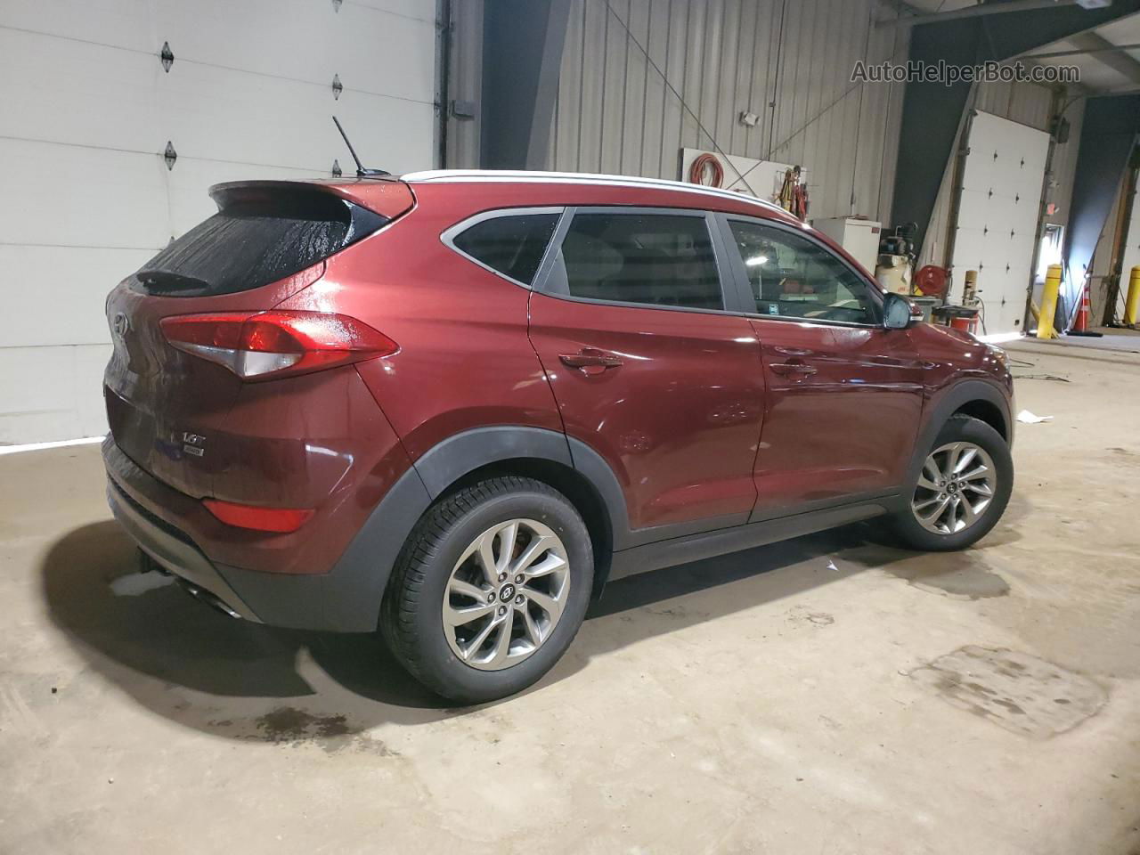 2016 Hyundai Tucson Limited Burgundy vin: KM8J3CA21GU188085