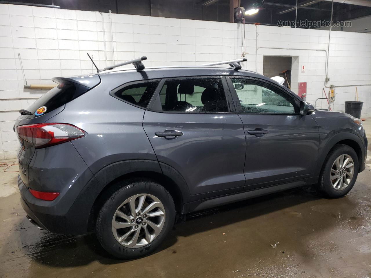 2016 Hyundai Tucson Limited Gray vin: KM8J3CA21GU221621