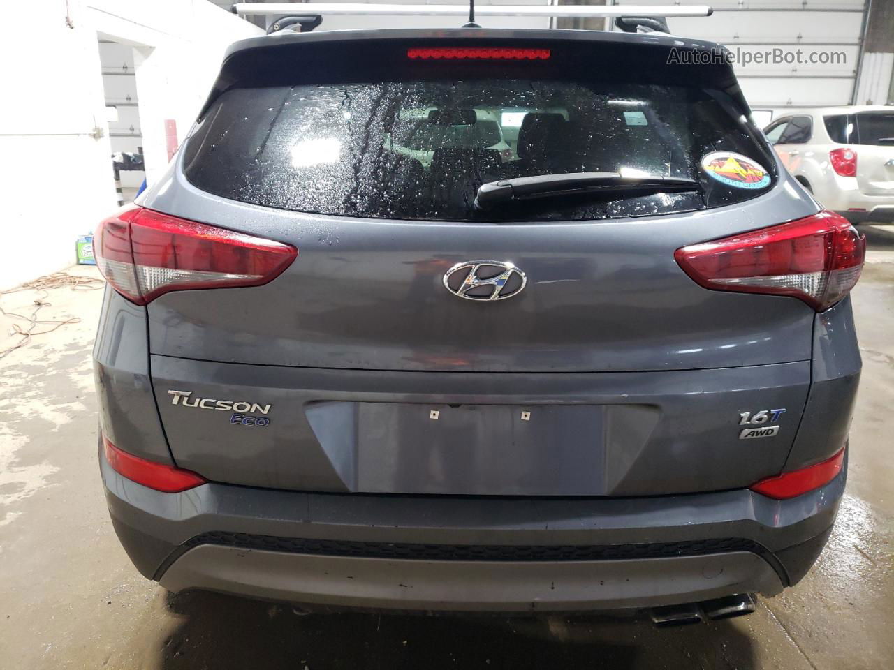 2016 Hyundai Tucson Limited Gray vin: KM8J3CA21GU221621