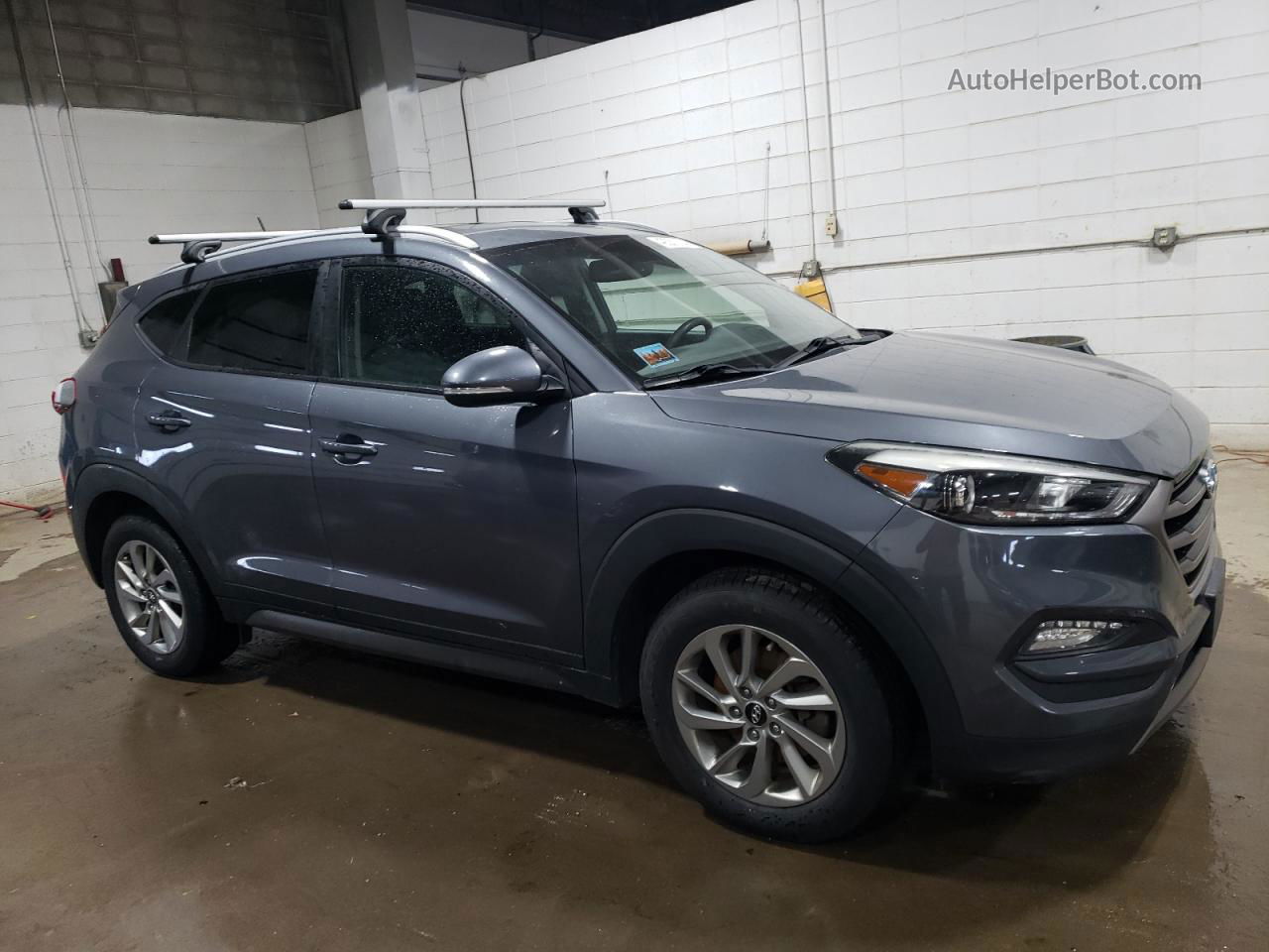 2016 Hyundai Tucson Limited Gray vin: KM8J3CA21GU221621