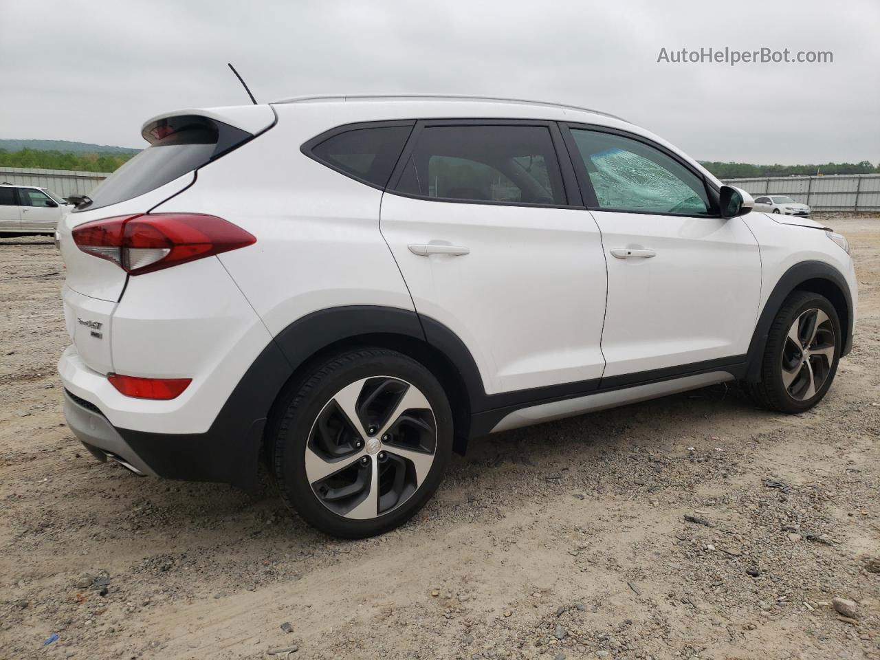 2017 Hyundai Tucson Limited White vin: KM8J3CA21HU279925