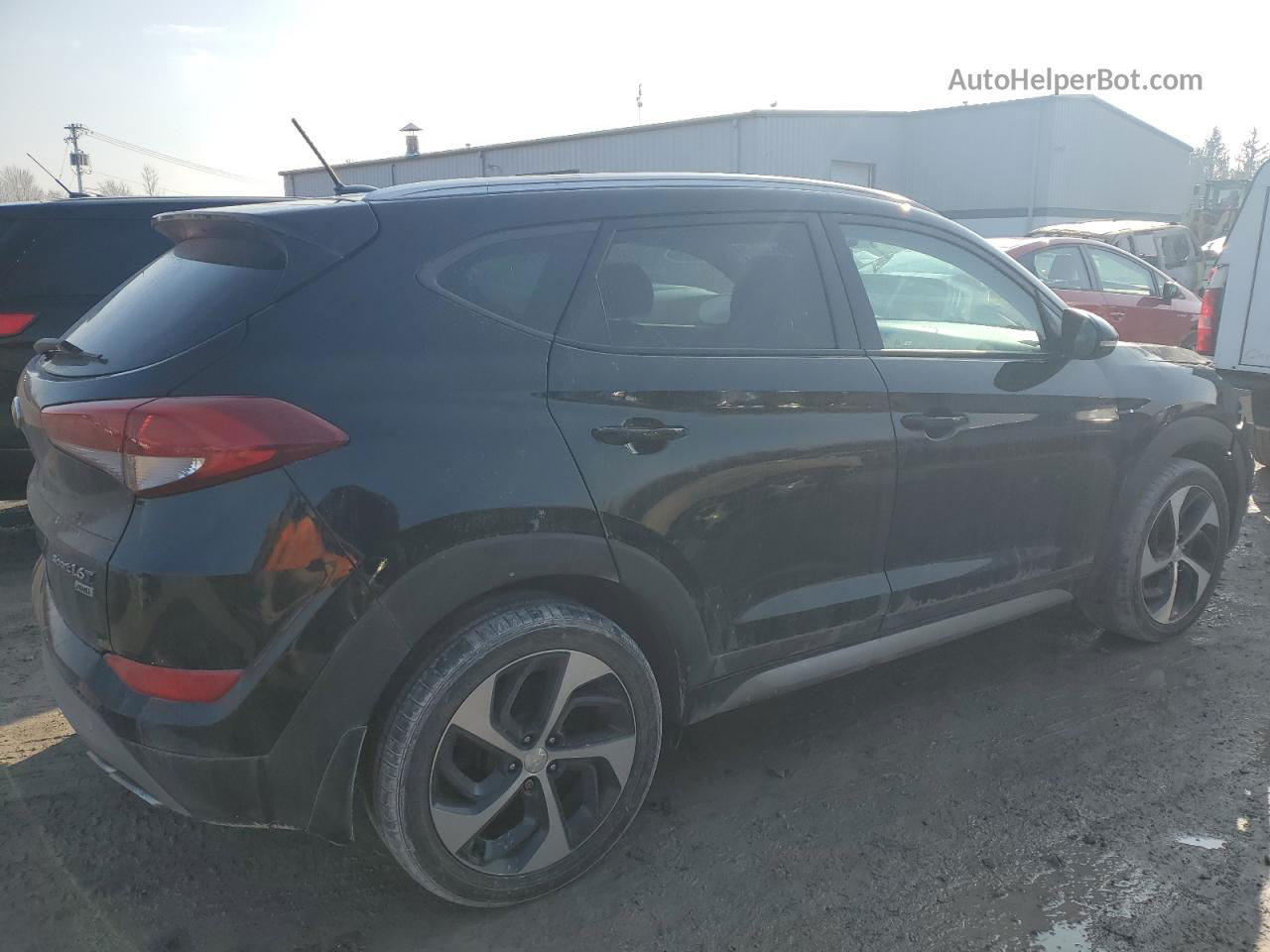 2017 Hyundai Tucson Limited Black vin: KM8J3CA21HU300093