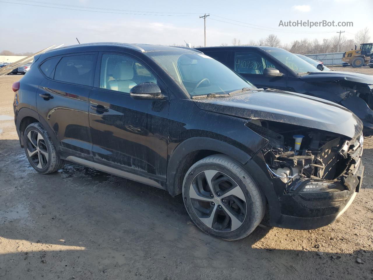 2017 Hyundai Tucson Limited Black vin: KM8J3CA21HU300093