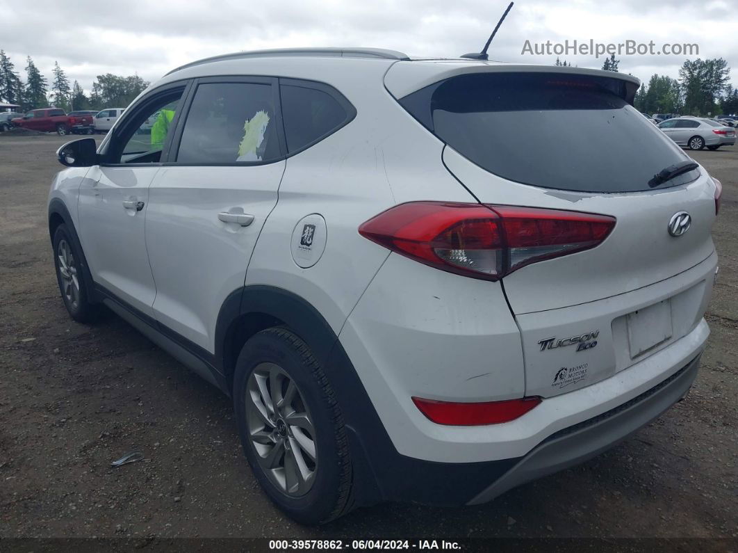 2017 Hyundai Tucson Eco White vin: KM8J3CA21HU342165