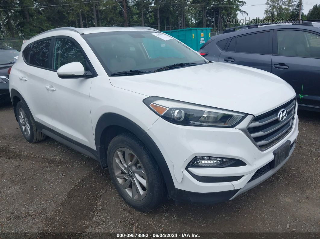 2017 Hyundai Tucson Eco Белый vin: KM8J3CA21HU342165