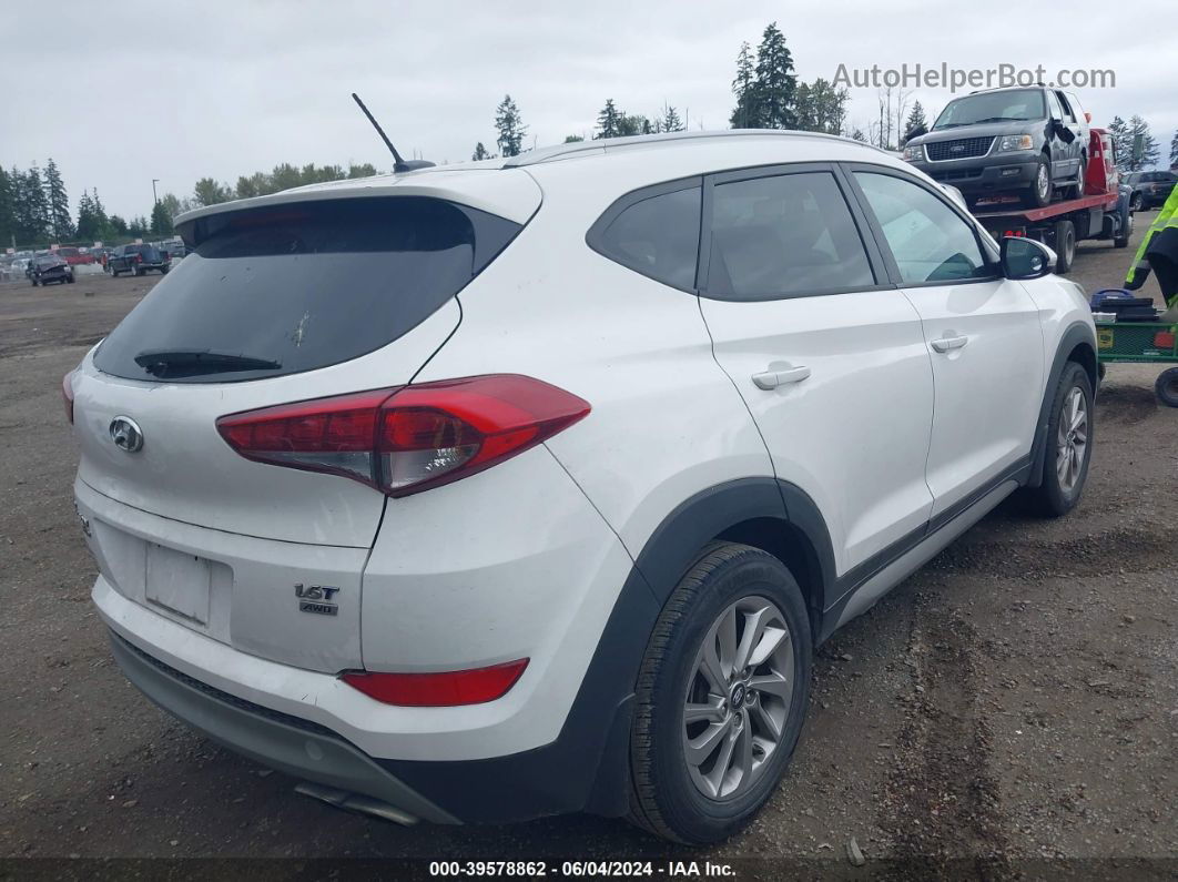 2017 Hyundai Tucson Eco Белый vin: KM8J3CA21HU342165