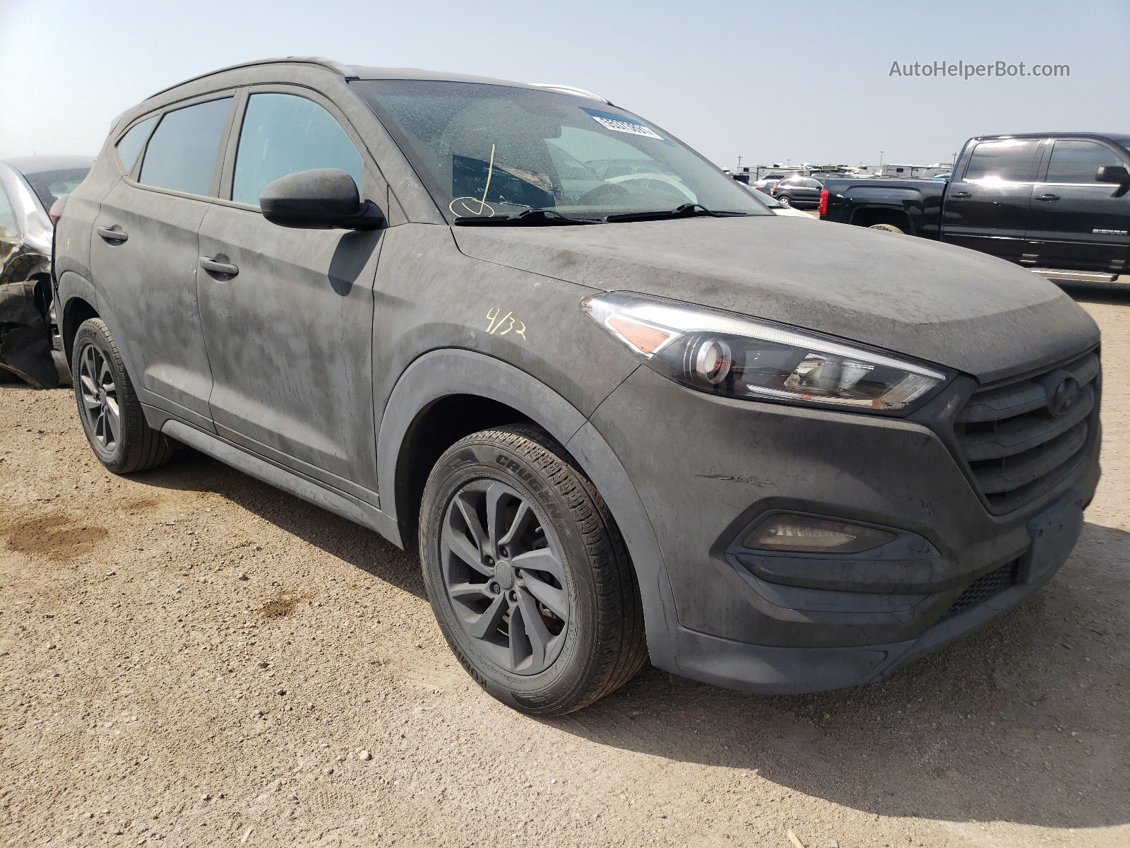 2017 Hyundai Tucson Limited Black vin: KM8J3CA21HU491885