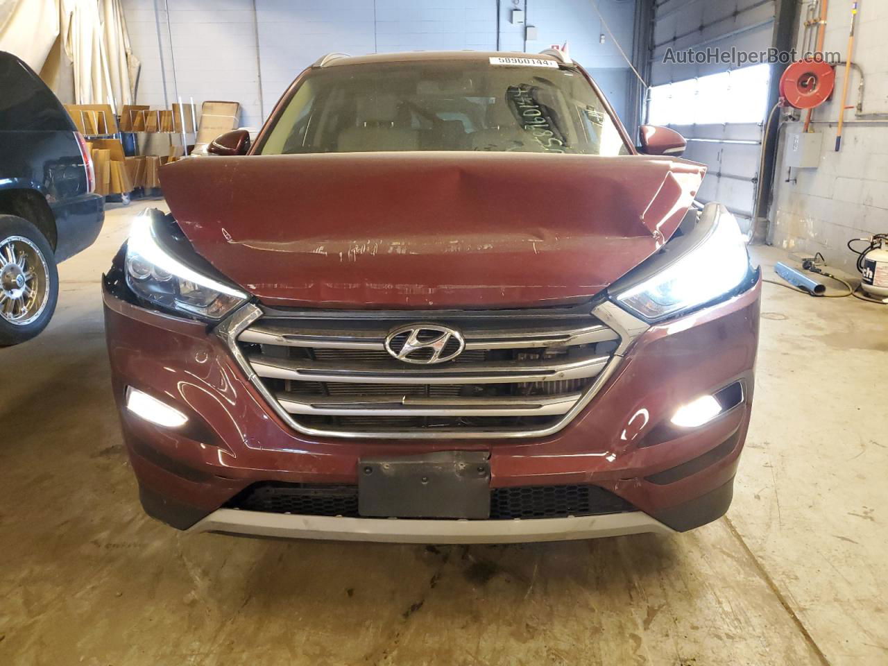 2017 Hyundai Tucson Limited Red vin: KM8J3CA21HU501833