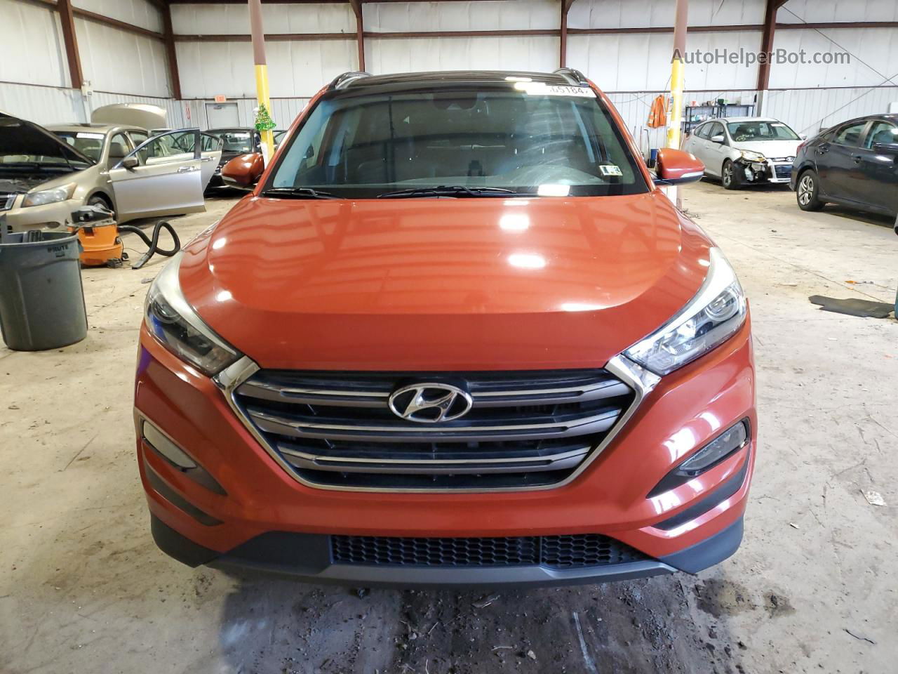 2016 Hyundai Tucson Limited Orange vin: KM8J3CA22GU104744