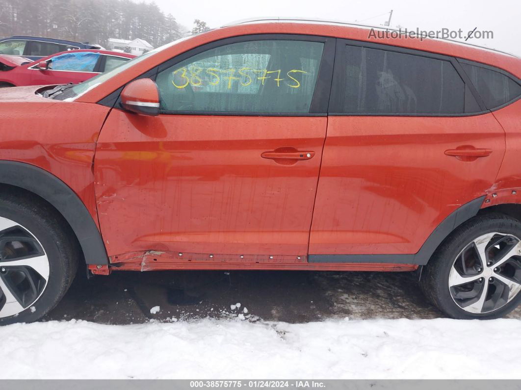 2016 Hyundai Tucson Sport Orange vin: KM8J3CA22GU185387