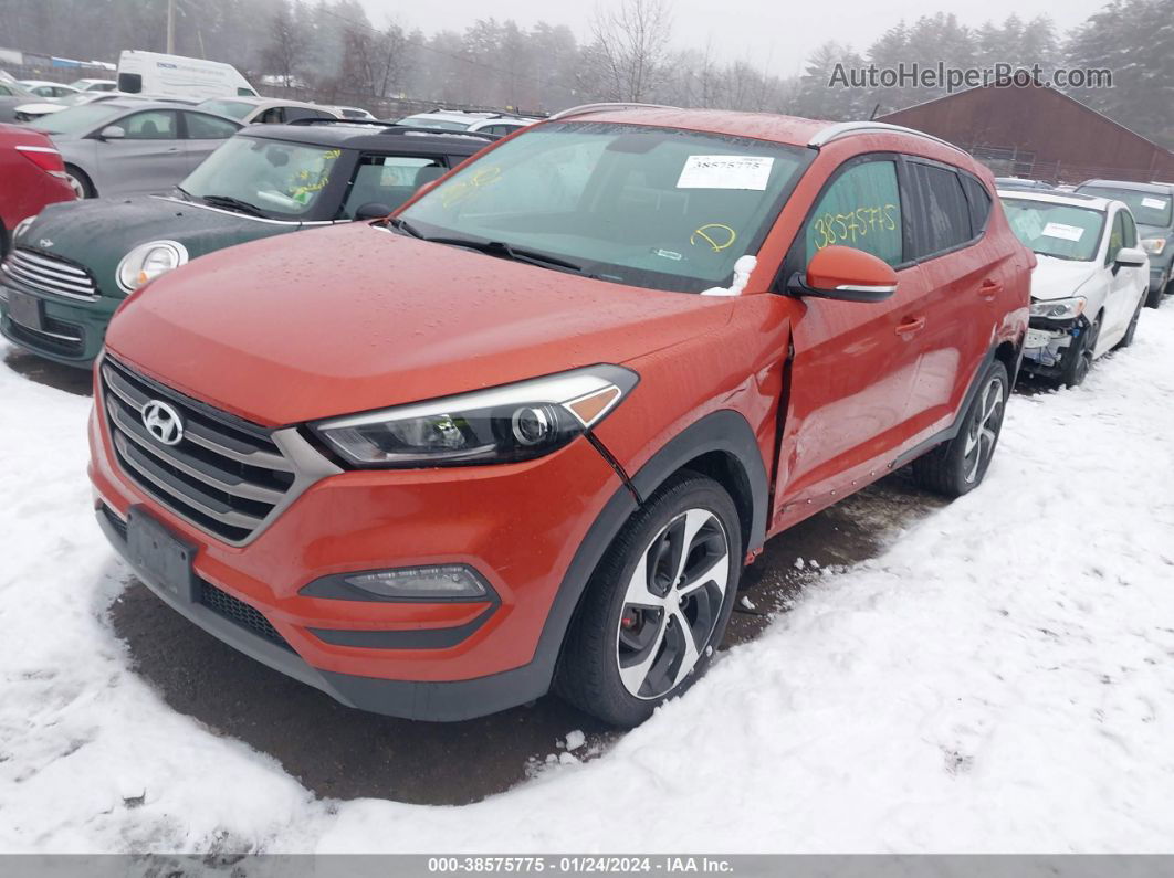 2016 Hyundai Tucson Sport Orange vin: KM8J3CA22GU185387