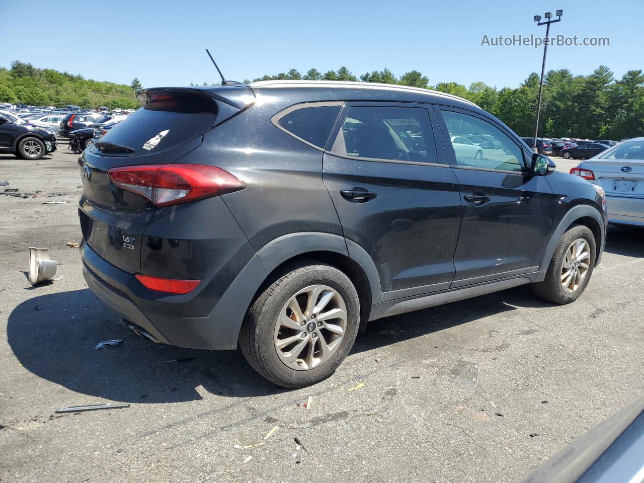 2016 Hyundai Tucson Limited Black vin: KM8J3CA22GU221112