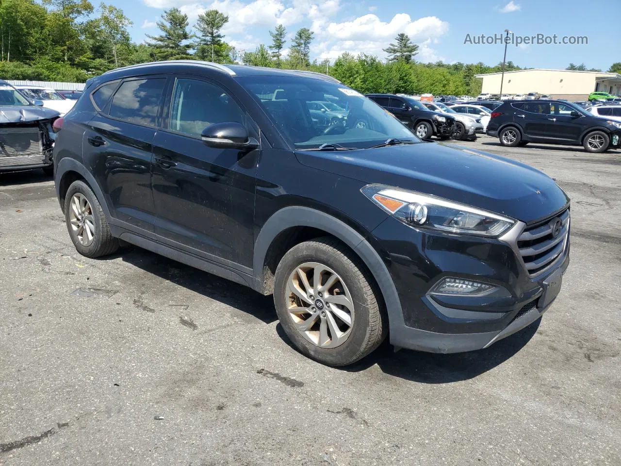 2016 Hyundai Tucson Limited Black vin: KM8J3CA22GU221112