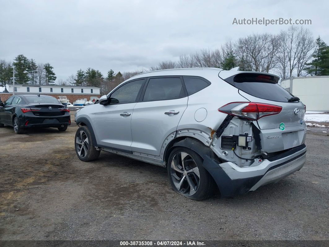 2017 Hyundai Tucson Limited Silver vin: KM8J3CA22HU272191