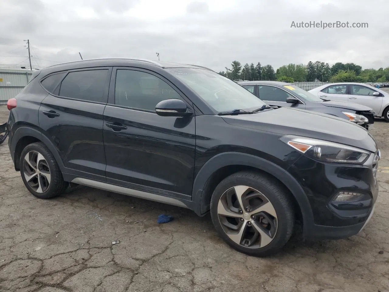 2017 Hyundai Tucson Limited Black vin: KM8J3CA22HU302144