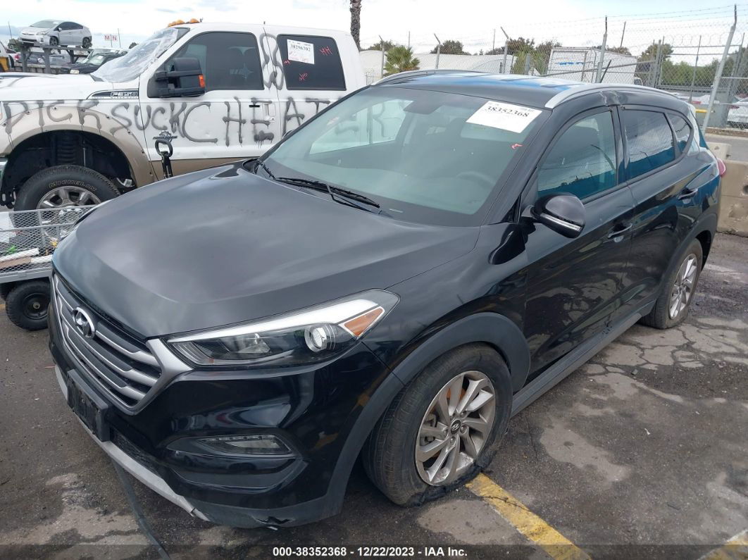 2017 Hyundai Tucson Eco Black vin: KM8J3CA22HU316531