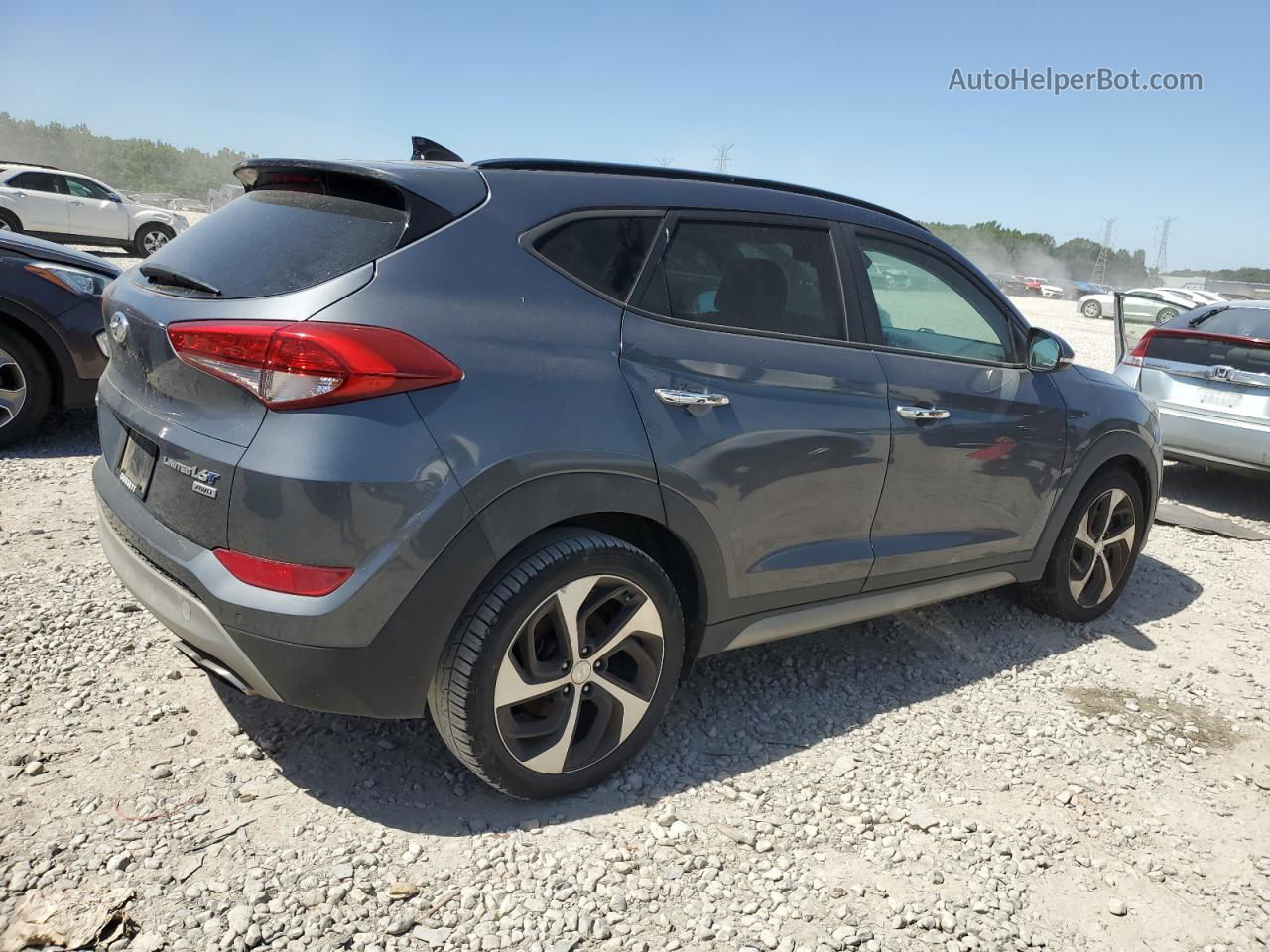 2017 Hyundai Tucson Limited Silver vin: KM8J3CA22HU321079