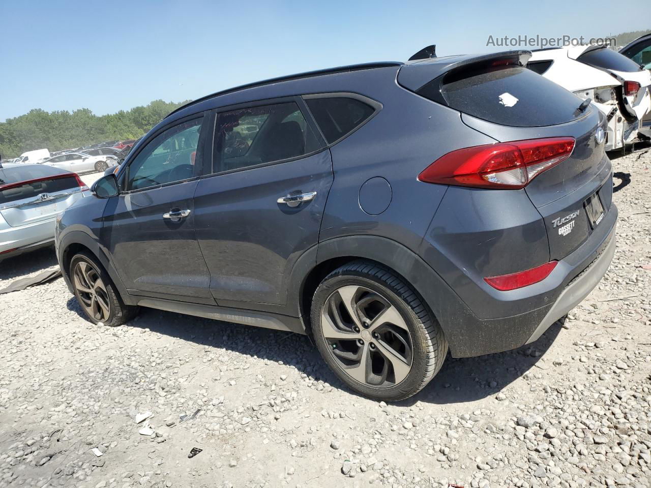 2017 Hyundai Tucson Limited Silver vin: KM8J3CA22HU321079