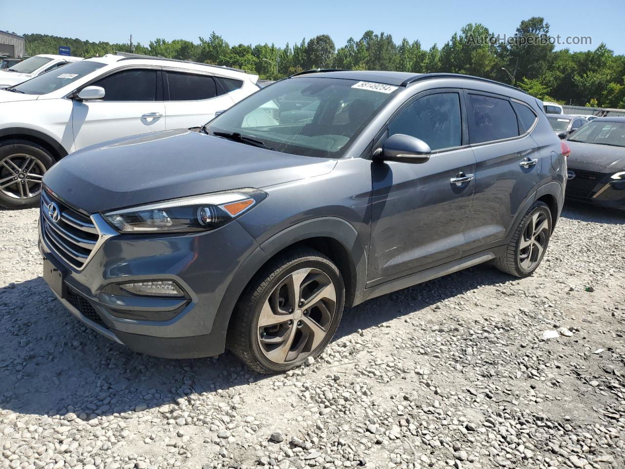 2017 Hyundai Tucson Limited Silver vin: KM8J3CA22HU321079