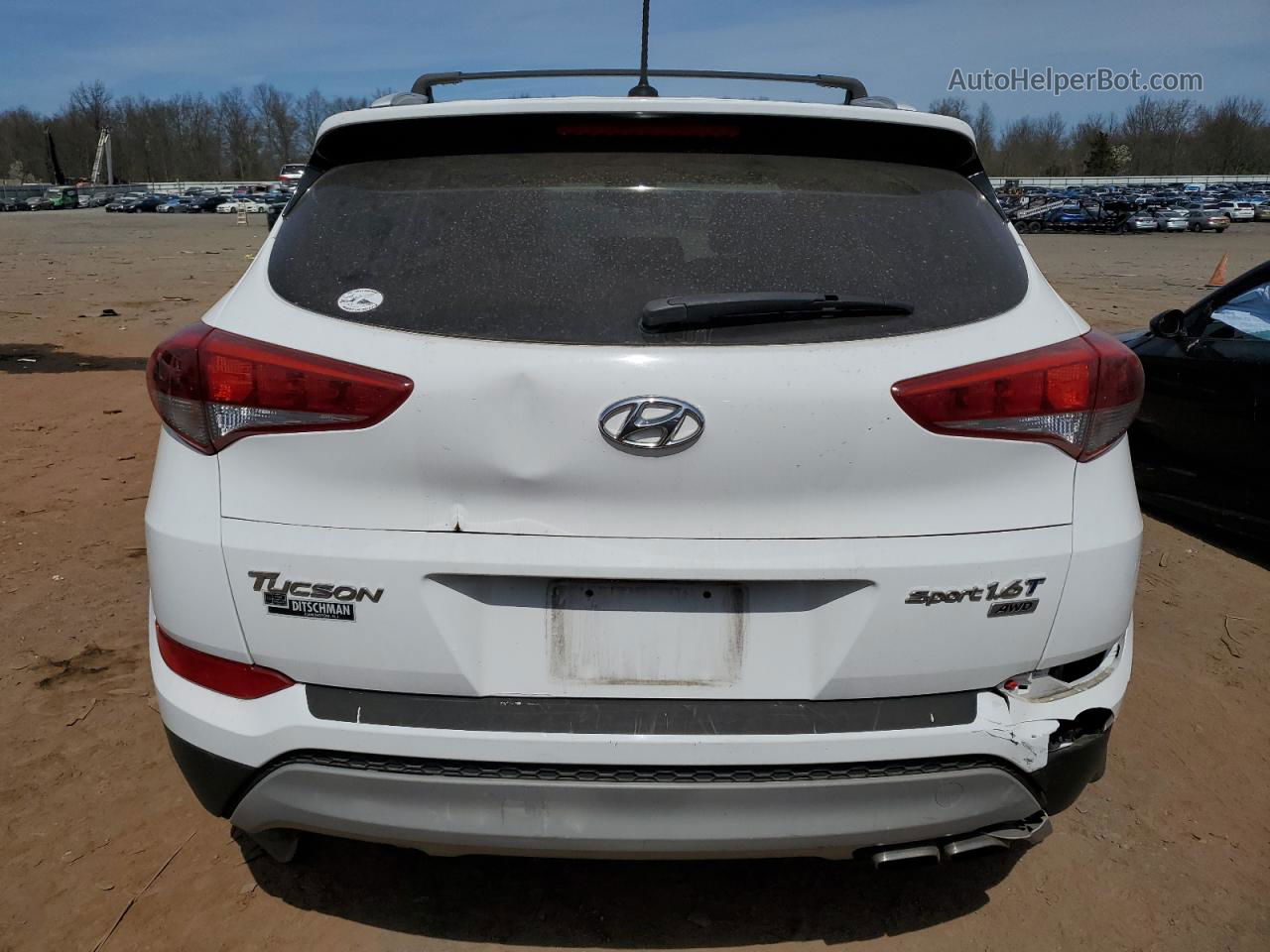 2017 Hyundai Tucson Limited Белый vin: KM8J3CA22HU397420