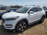 2017 Hyundai Tucson Limited White vin: KM8J3CA22HU397420