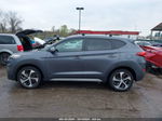 2018 Hyundai Tucson Limited Dark Blue vin: KM8J3CA22JU617371