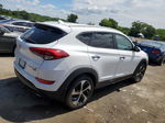 2016 Hyundai Tucson Limited White vin: KM8J3CA23GU055487