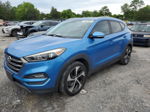 2016 Hyundai Tucson Limited Blue vin: KM8J3CA23GU104185