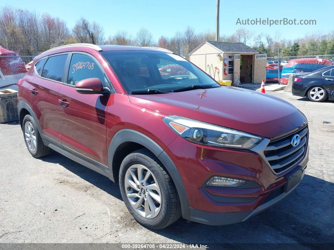 2016 Hyundai Tucson Eco Красный vin: KM8J3CA23GU191327