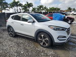 2017 Hyundai Tucson Limited White vin: KM8J3CA23HU281787