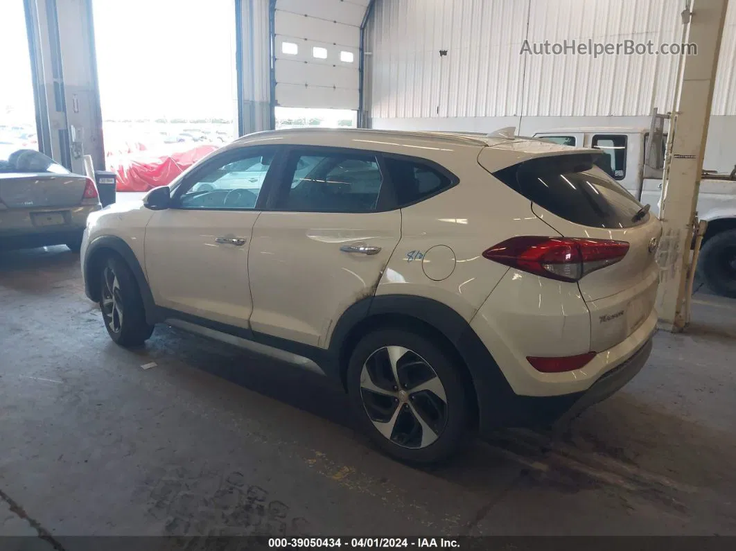 2017 Hyundai Tucson Limited Белый vin: KM8J3CA23HU282776