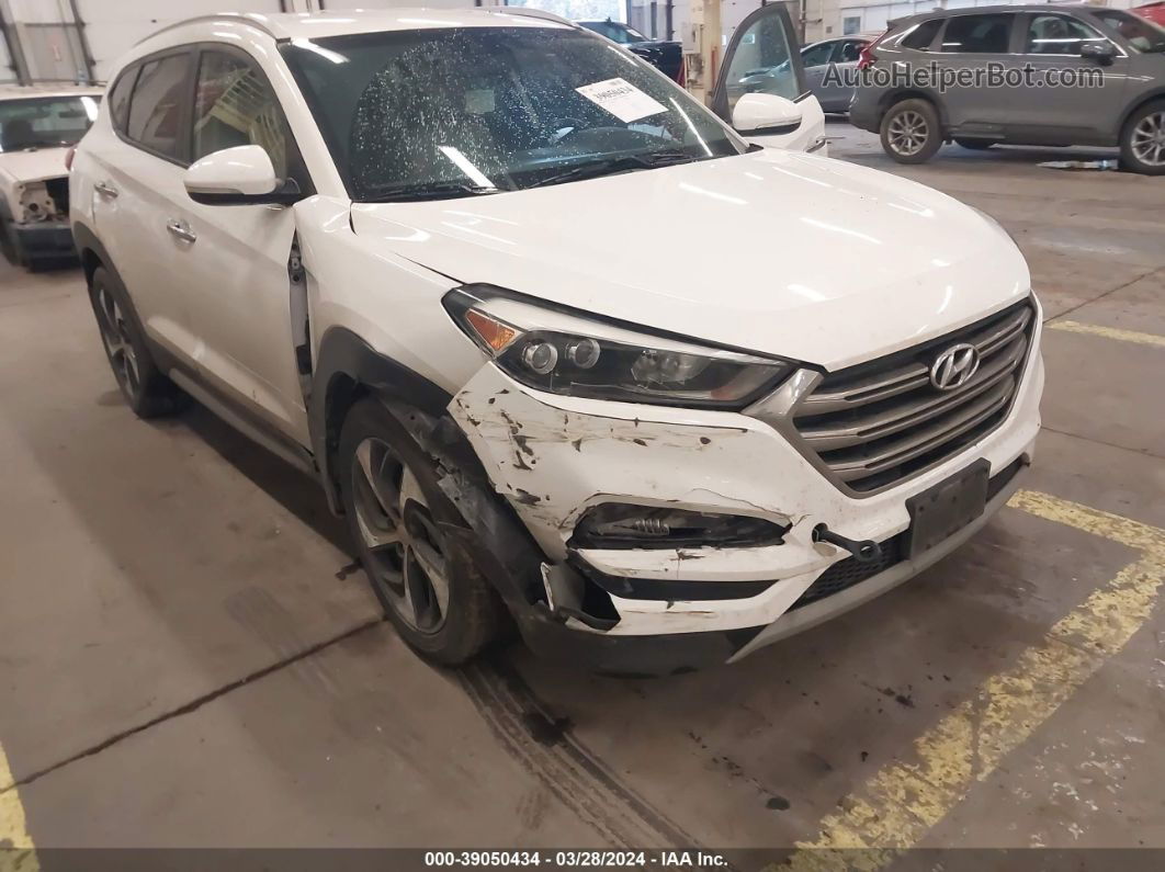 2017 Hyundai Tucson Limited Белый vin: KM8J3CA23HU282776