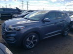 2017 Hyundai Tucson Limited Gray vin: KM8J3CA23HU338019