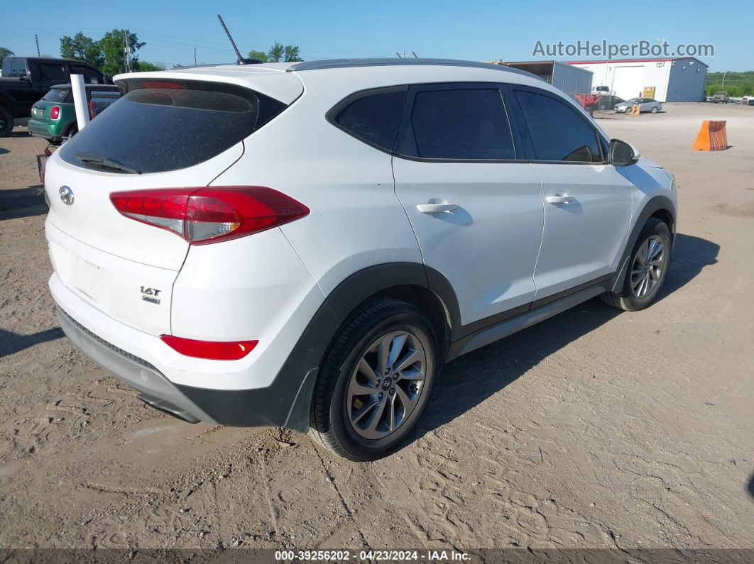 2017 Hyundai Tucson Eco White vin: KM8J3CA23HU371862