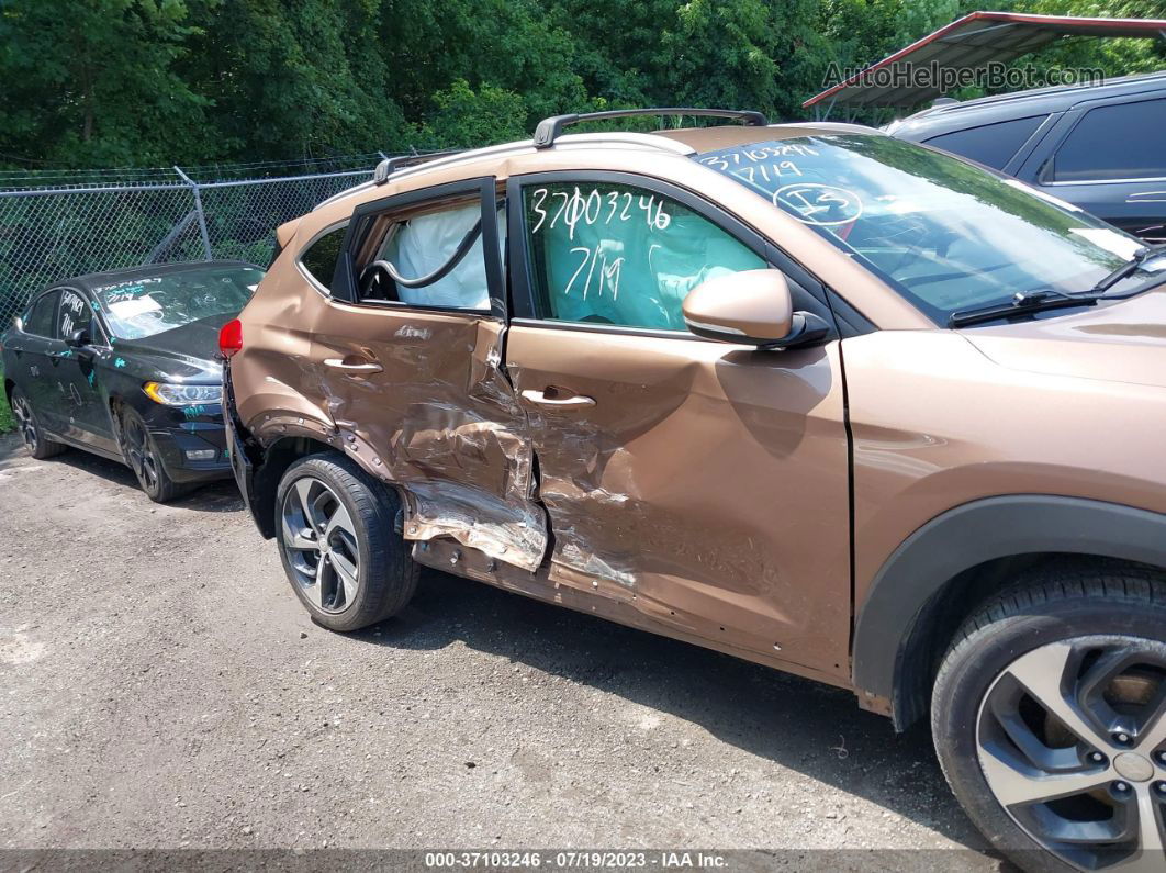 2017 Hyundai Tucson Sport Brown vin: KM8J3CA23HU375829