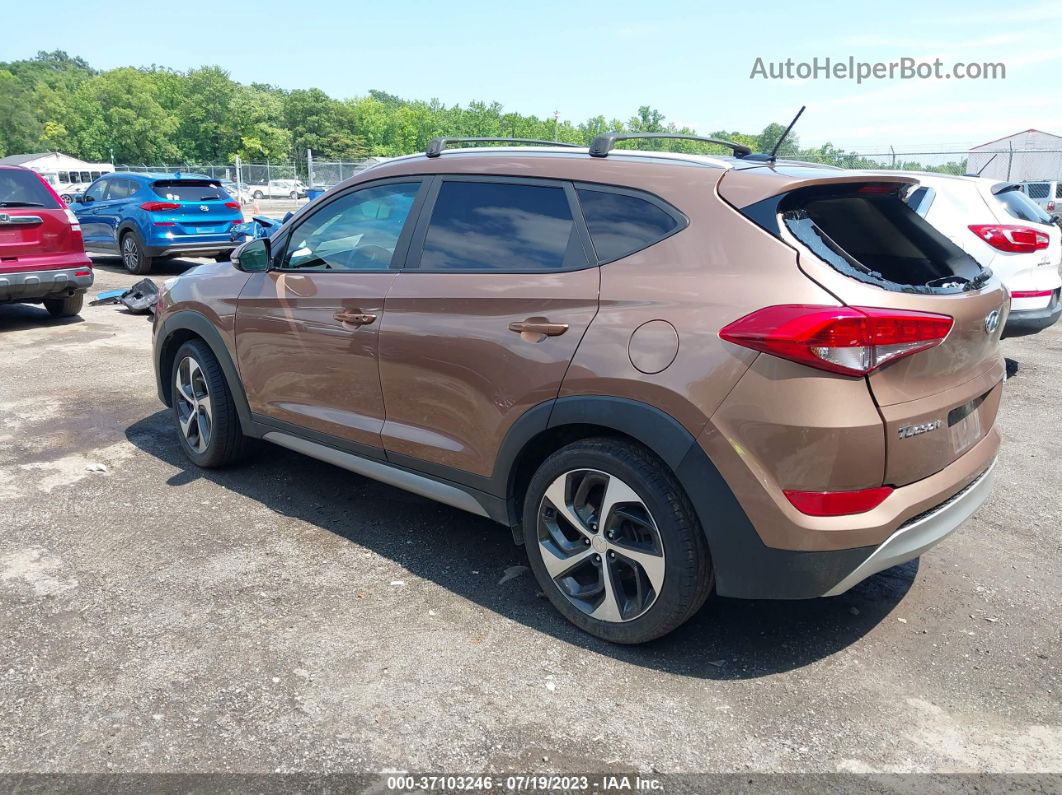 2017 Hyundai Tucson Sport Brown vin: KM8J3CA23HU375829