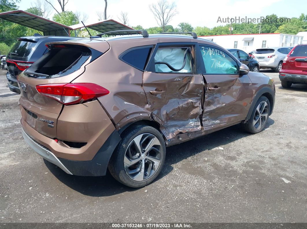 2017 Hyundai Tucson Sport Brown vin: KM8J3CA23HU375829