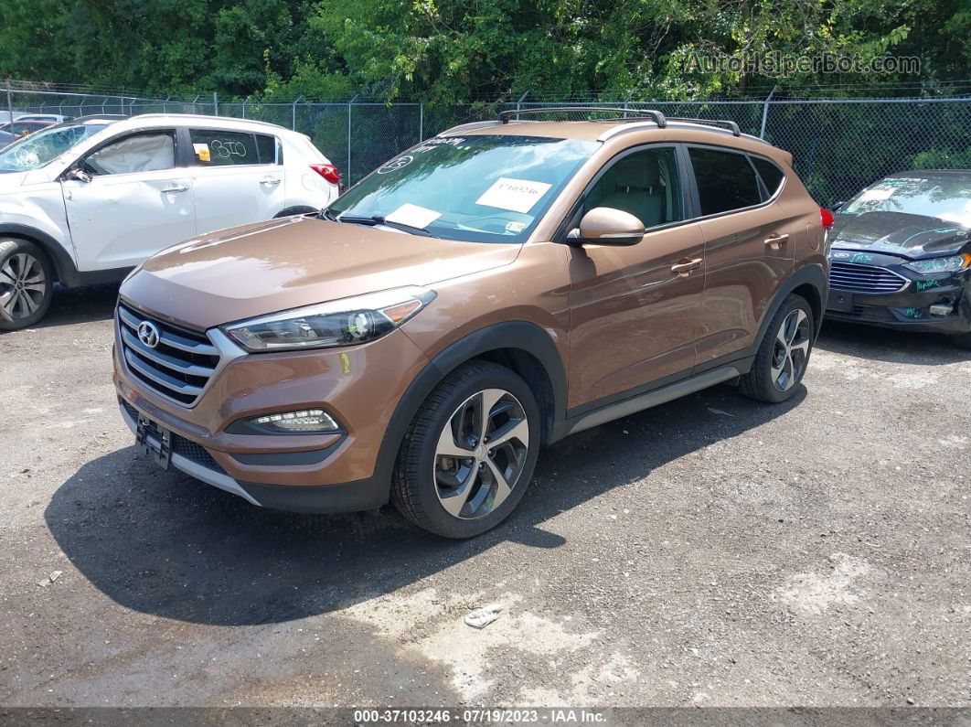 2017 Hyundai Tucson Sport Brown vin: KM8J3CA23HU375829