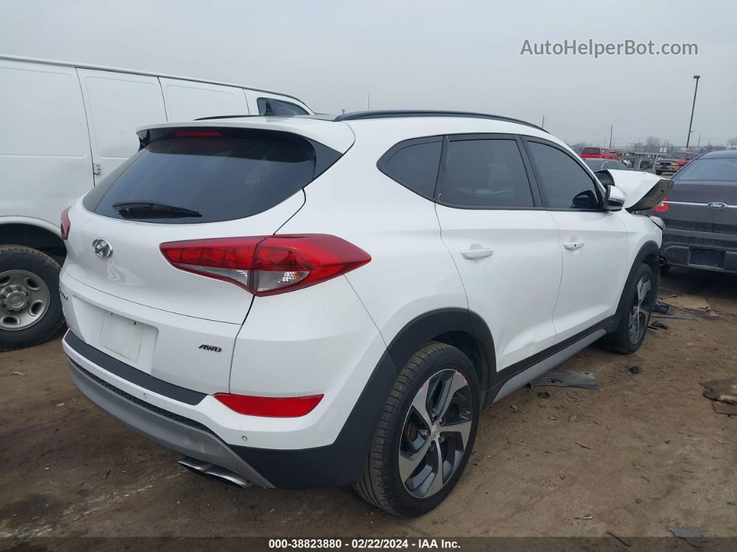 2018 Hyundai Tucson Value White vin: KM8J3CA23JU723635