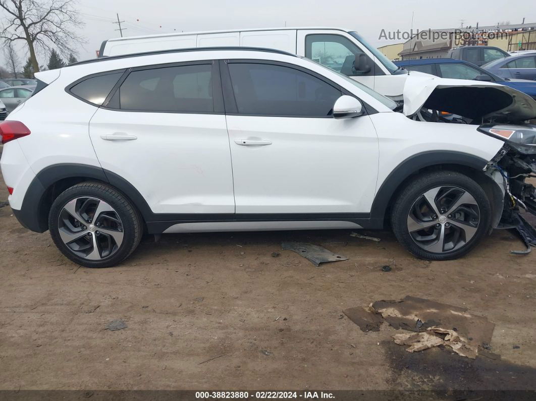 2018 Hyundai Tucson Value White vin: KM8J3CA23JU723635