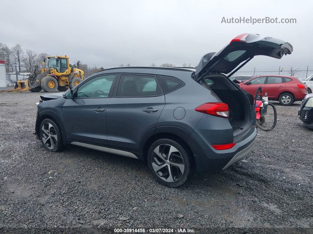 2018 Hyundai Tucson Limited Серый vin: KM8J3CA23JU760328